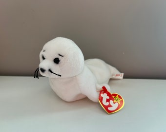 Ty Beanie Baby “Seamore” the White Seal! (7 inch)