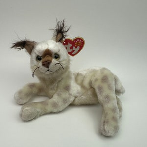 TY Beanie Baby “Tracks” the Lynx! (6.5 inch)