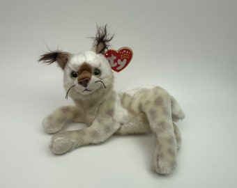 Ty Beanie Baby “Tracks” the Lynx! (6.5 inch)