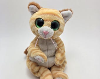 Ty Beanie Bellies “Mango” the Orange Tabby Cat - No Hang Tag! (8 inch)