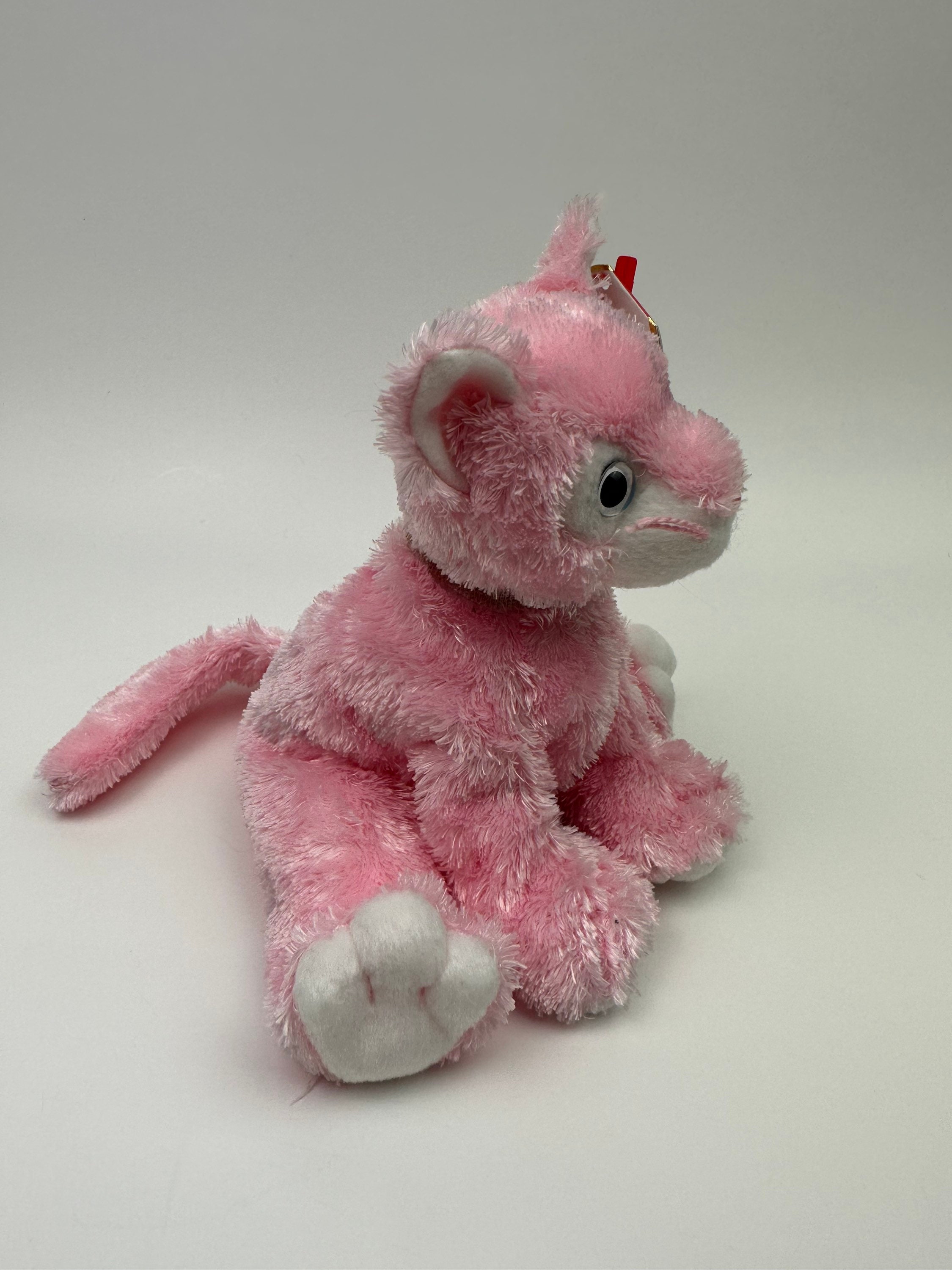 Ty Beanie Babies Carnation The Pink Cat New MWMT Crystal Blue