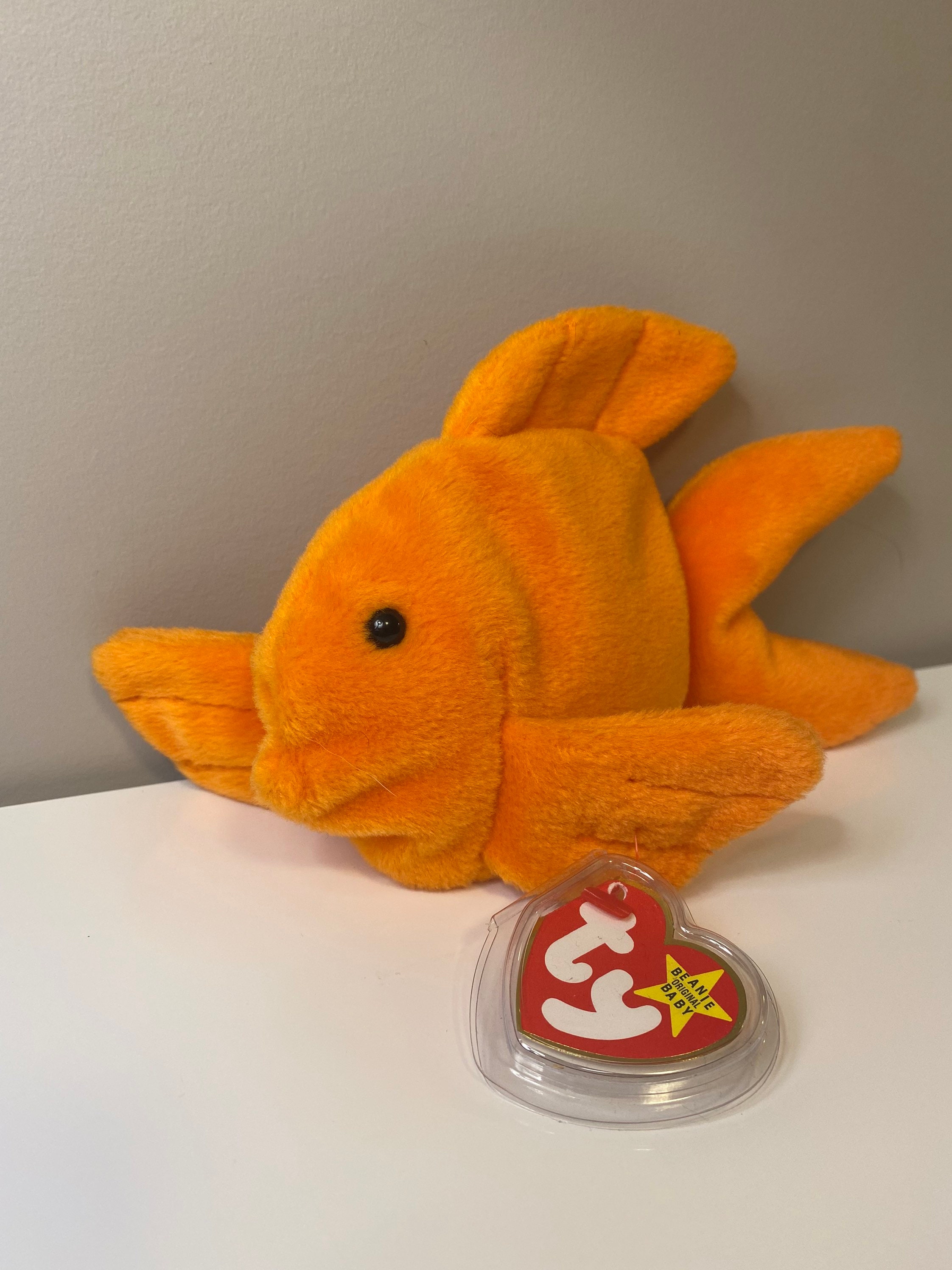 Ty Beanie Baby Goldie the Orange Goldfish 7.5 inch Etsy