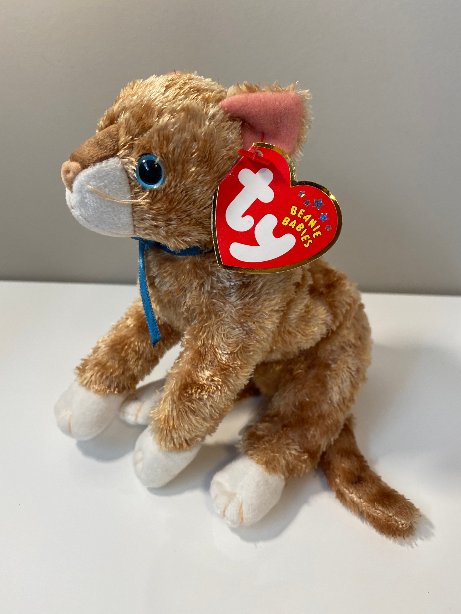 TY Beanie Baby Mattie the Orange Tabby Cat 7 inch Etsy