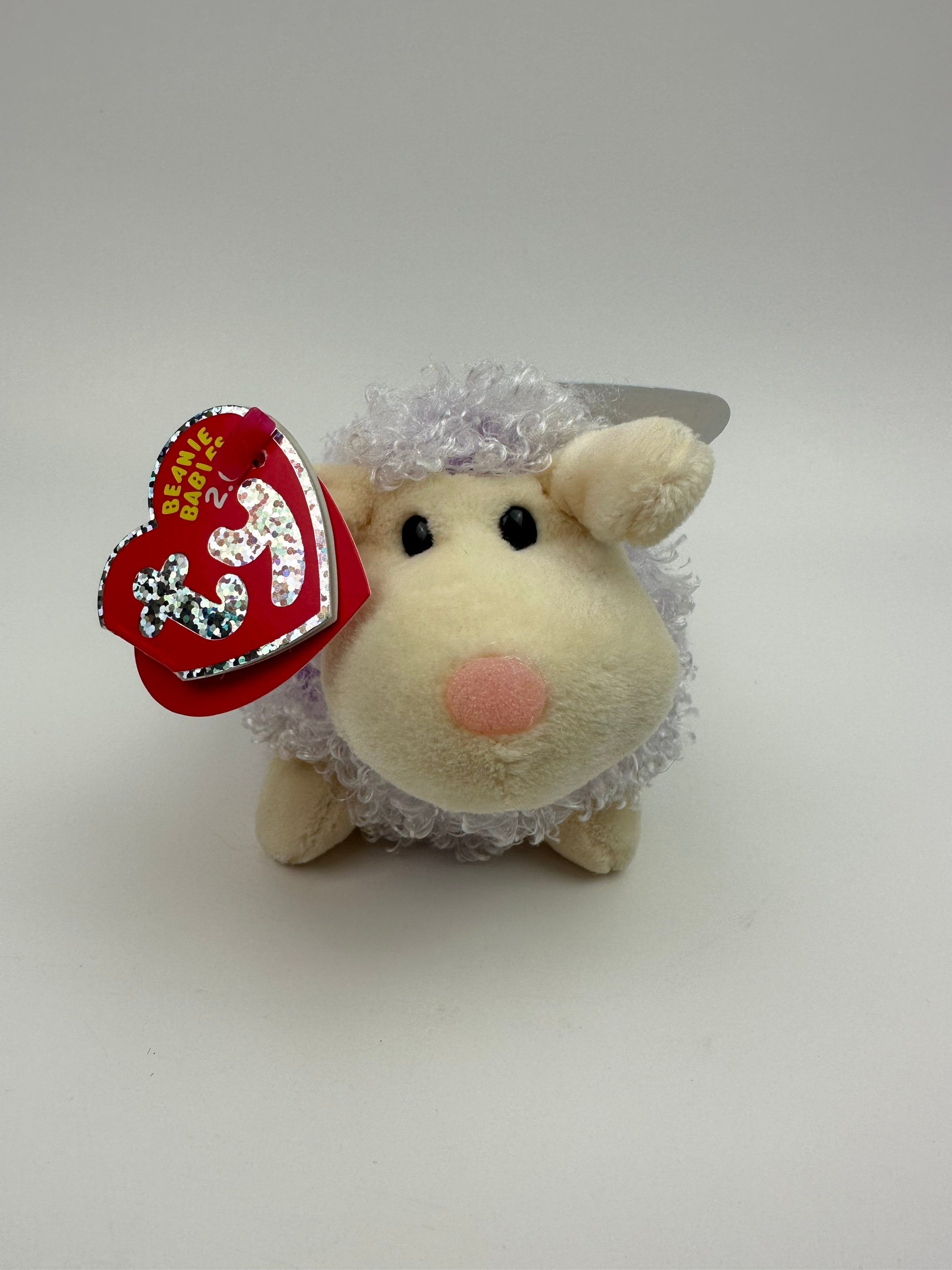 Ty Beanie Babies 2.0 “shearsly” the Purple Lamb / Sheep! (6 Inch