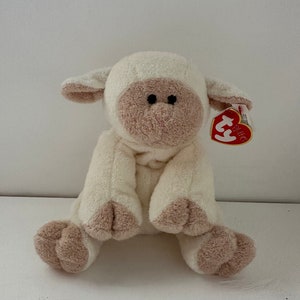 Ty Pluffies Collection “Bashfully” the Adorable Lamb  RARE (11 inch)