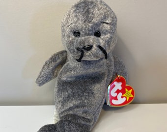 PELUCHE TY BEANIE BOOS - TURBO LA TORTUE PETIT 6 - PELUCHES / Peluches  gros yeux
