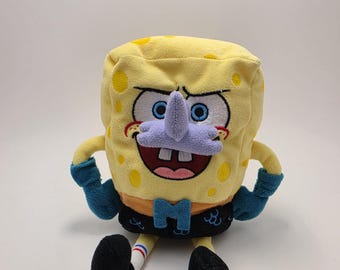 Ty Beanie Babies - SpongeBob Mermaidman - Squarepants No Hang Tag (8 inch)