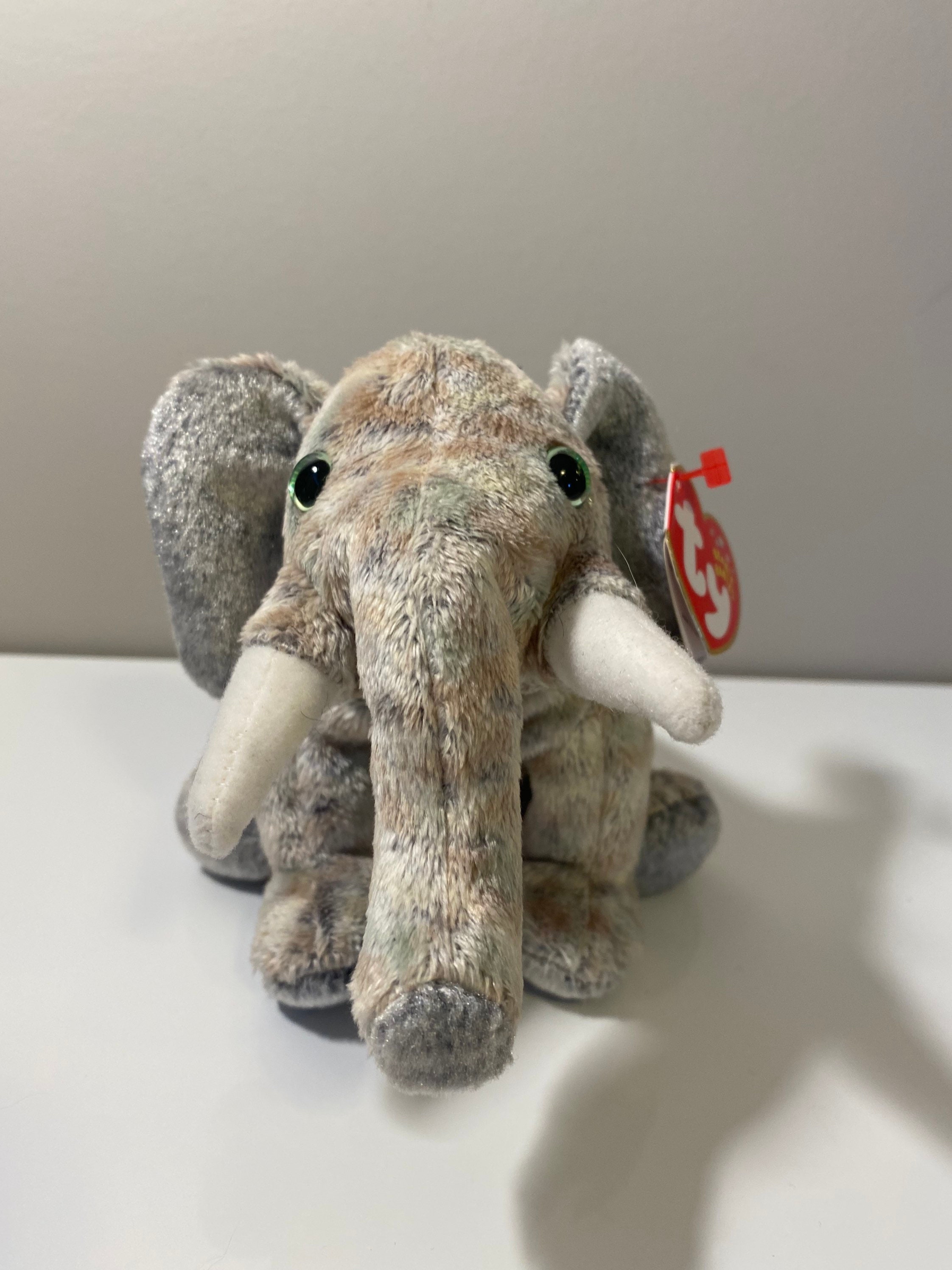 Th Persoon belast met sportgame steeg TY Beanie Baby Pounds de olifant 7 inch - Etsy België