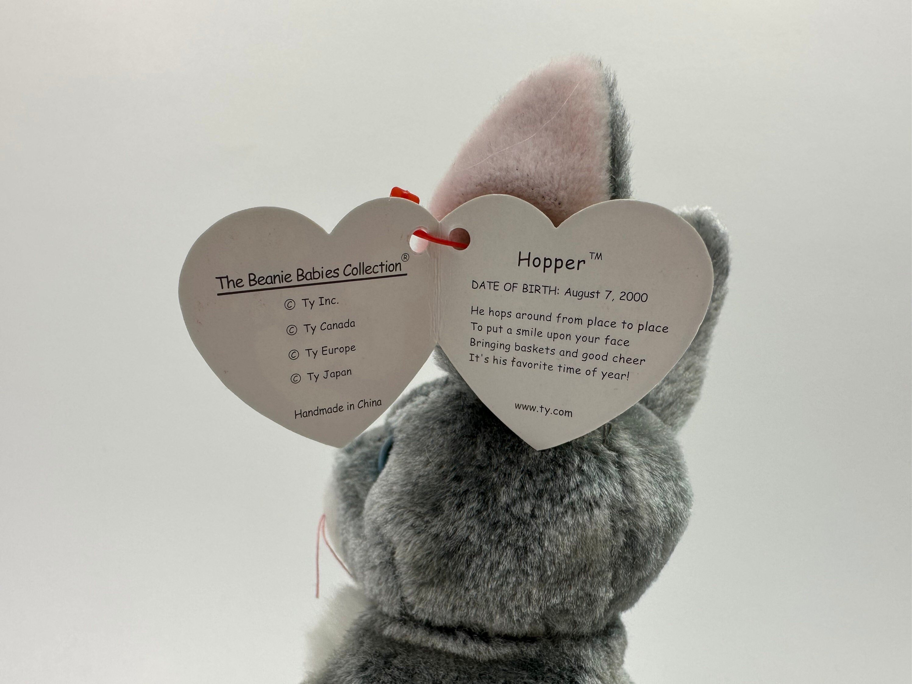 Ty Beanie Baby “hopper” the Easter Bunny! (7 Inch) - Etsy