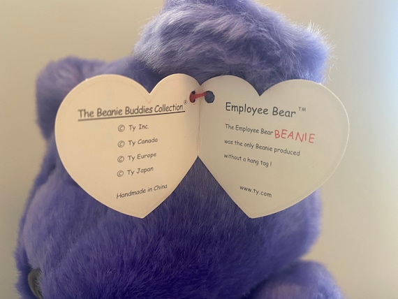 purple bear beanie boo
