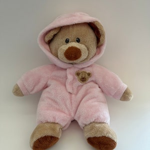 Ty Pluffies Collection “Baby Bear Pink” with Non-Removable Pyjamas - No Tag (10 inch)