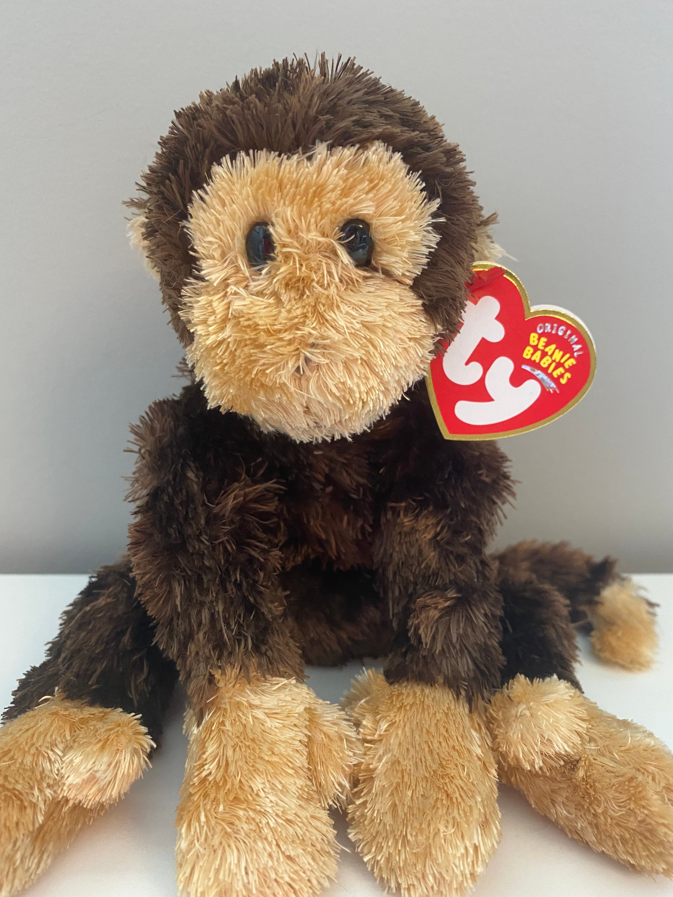 TY Beanie Baby swinger the Monkey 9 Inch | Etsy