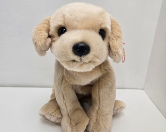 Ty Beanie Buddy “Fetch” the Golden Retriever / Yellow Lab Dog Plush (10 inch)