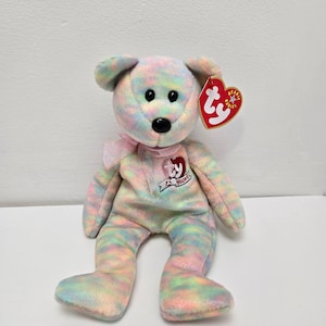 Ty Beanie Baby “Celebrate” the Tie-Dye Bear - 15th Anniversary Bear (8.5 inch)