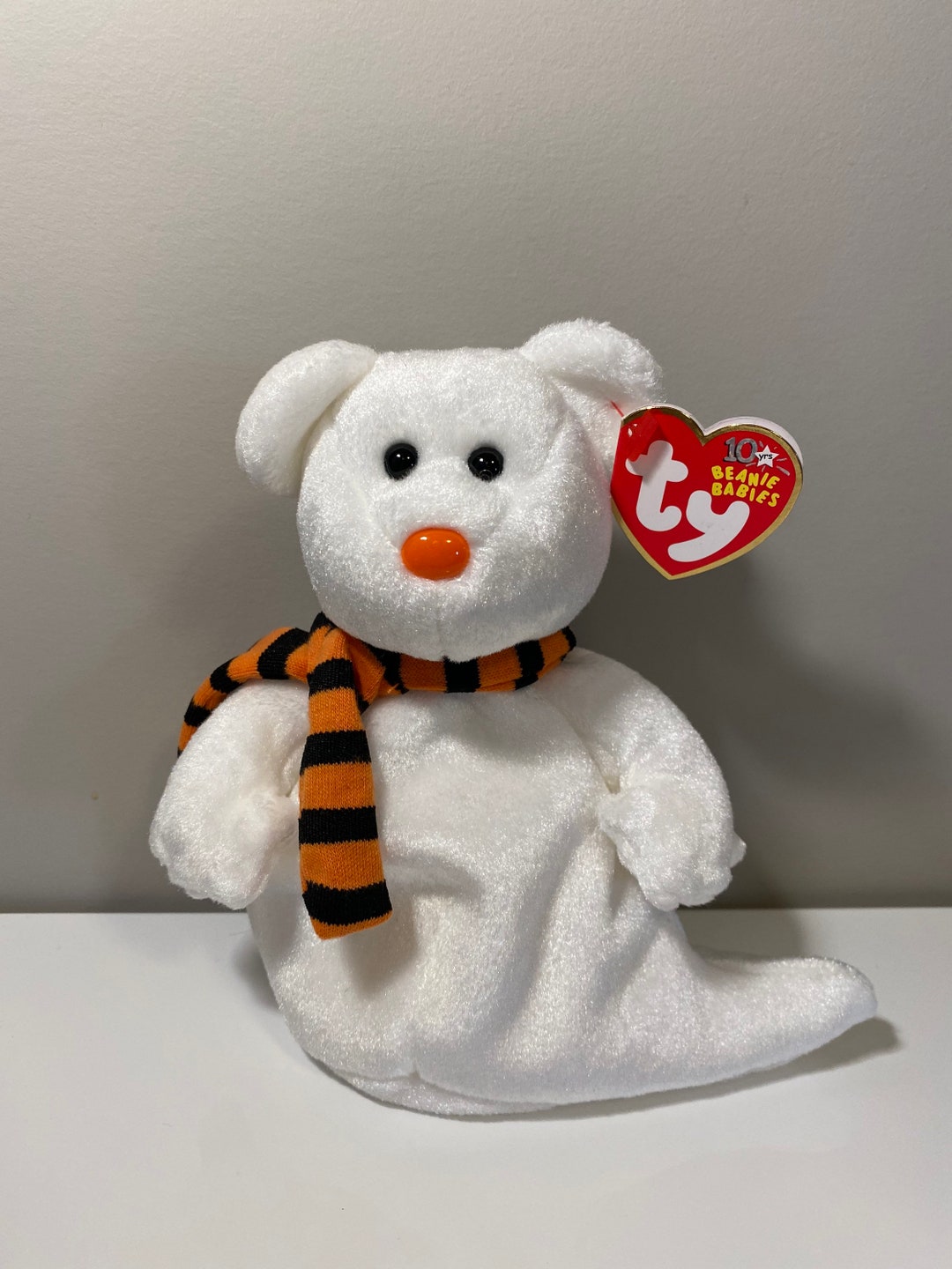 Ty Beanie Baby quivers the Ghost Bear 6.5 Inch Etsy