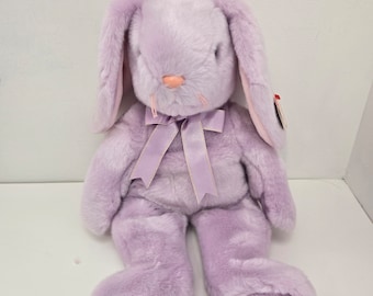 Ty Beanie Buddy “Floppity” the Purple Bunny Rabbit Soft  (14 inch)