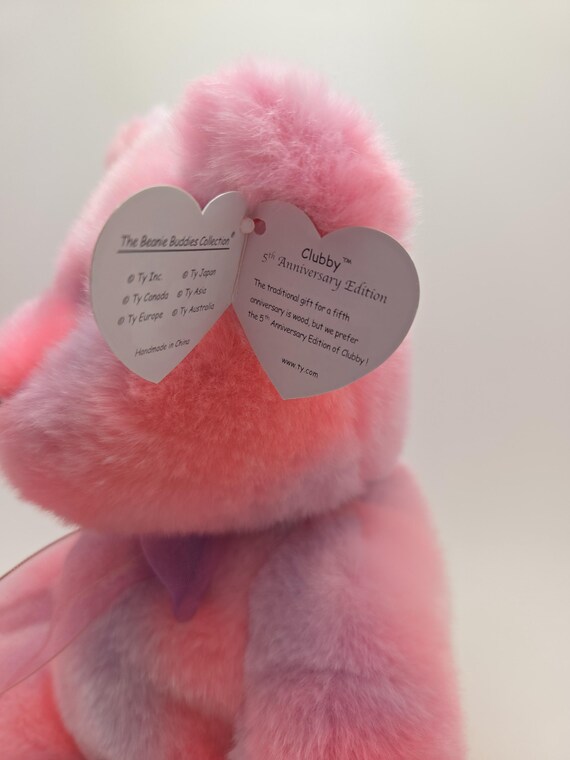 ピンク　ぬいぐるみ　TY Beanie Baby　Beanie Buddy Vintage Ty Beanie Buddy 'sakura' the Pink Bear (14 Inch