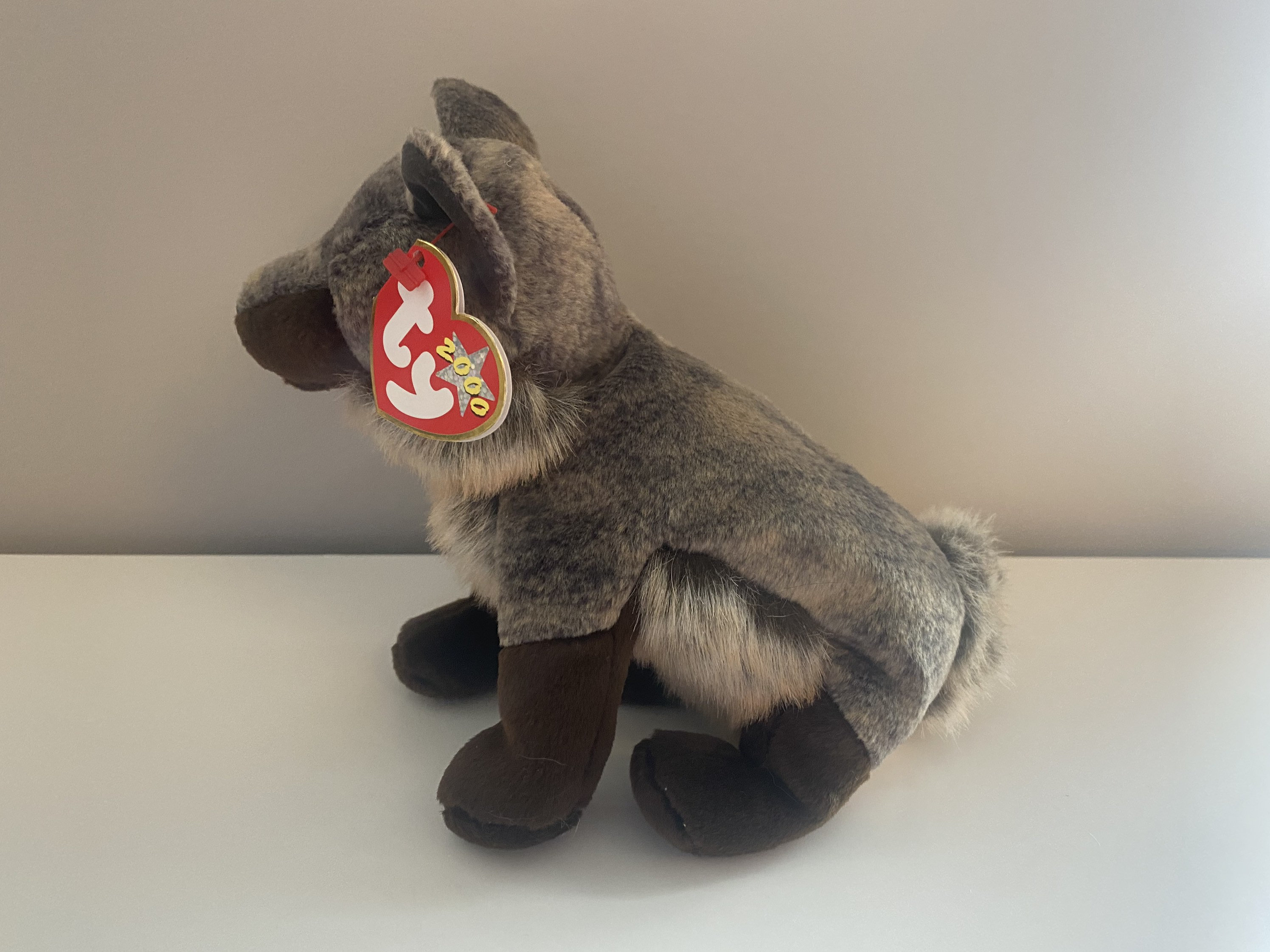TY Beanie Baby howl the Wolf 7 Inch Etsy UK