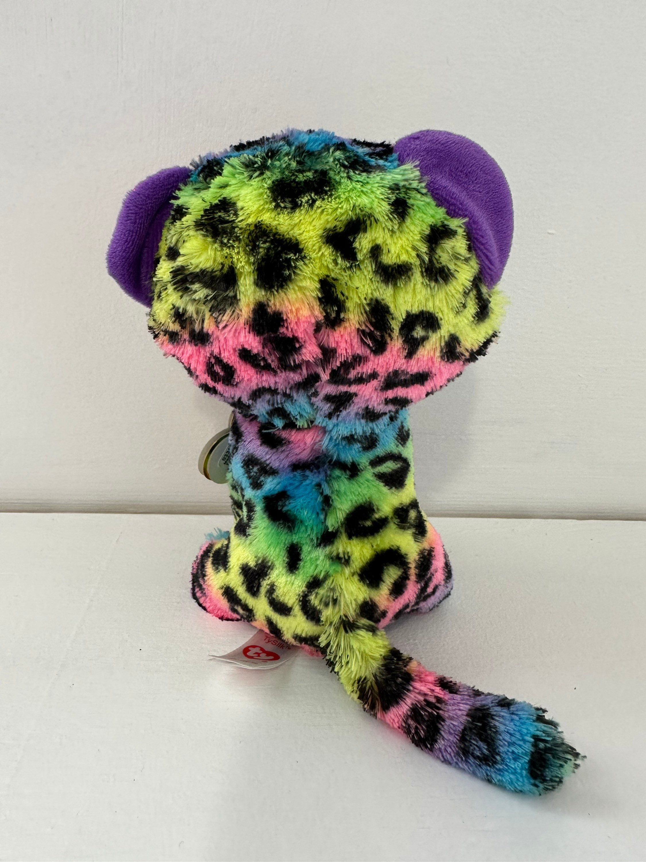 Rainbow cheetah beanie boo deals
