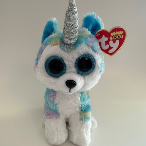 Ty Beanie Boo “Helena” the Unicorn Husky (6 inch)