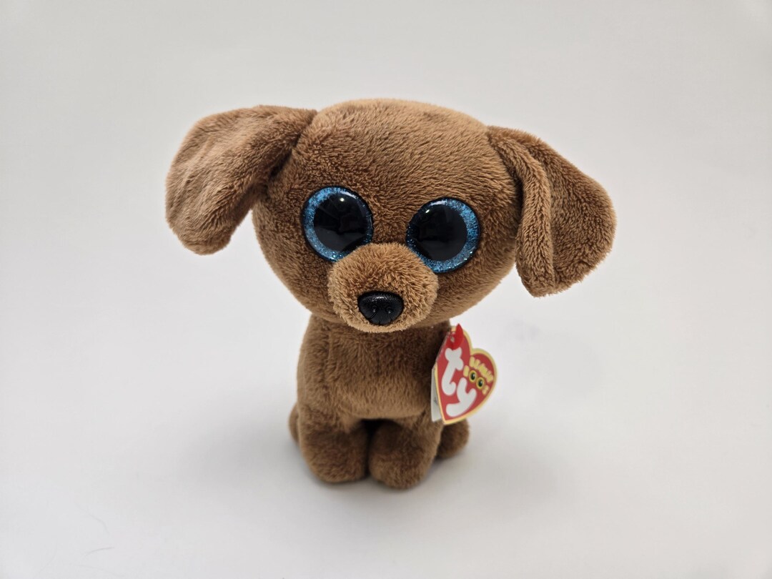 【レアバージョン・希少】tyビーニーベイビーズ 犬ぬいぐるみ　ダックス イヌ レアバージョン・希少】tyビーニーベイビーズ 犬ぬいぐるみ