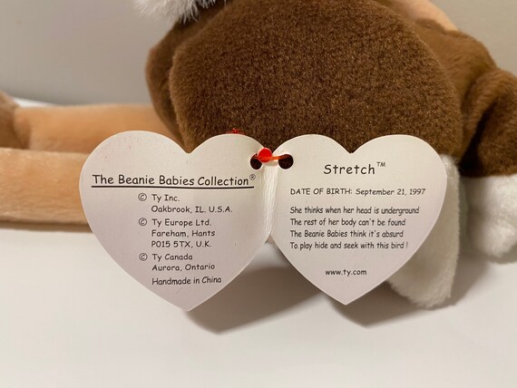 Ty Beanie Baby stretch the Ostrich 6.5 Inch Etsy Israel