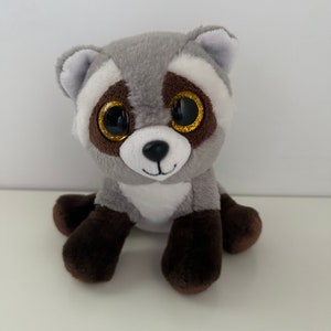 TY Beanie Baby “Bandit” the Racoon -No Hang Tag (6 inch)