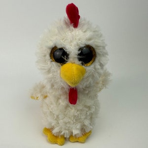 Ty Beanie Boo “Hennie” the Chicken - No Hang Tag - Rural King Store Exclusive *Rare* (6 inch)