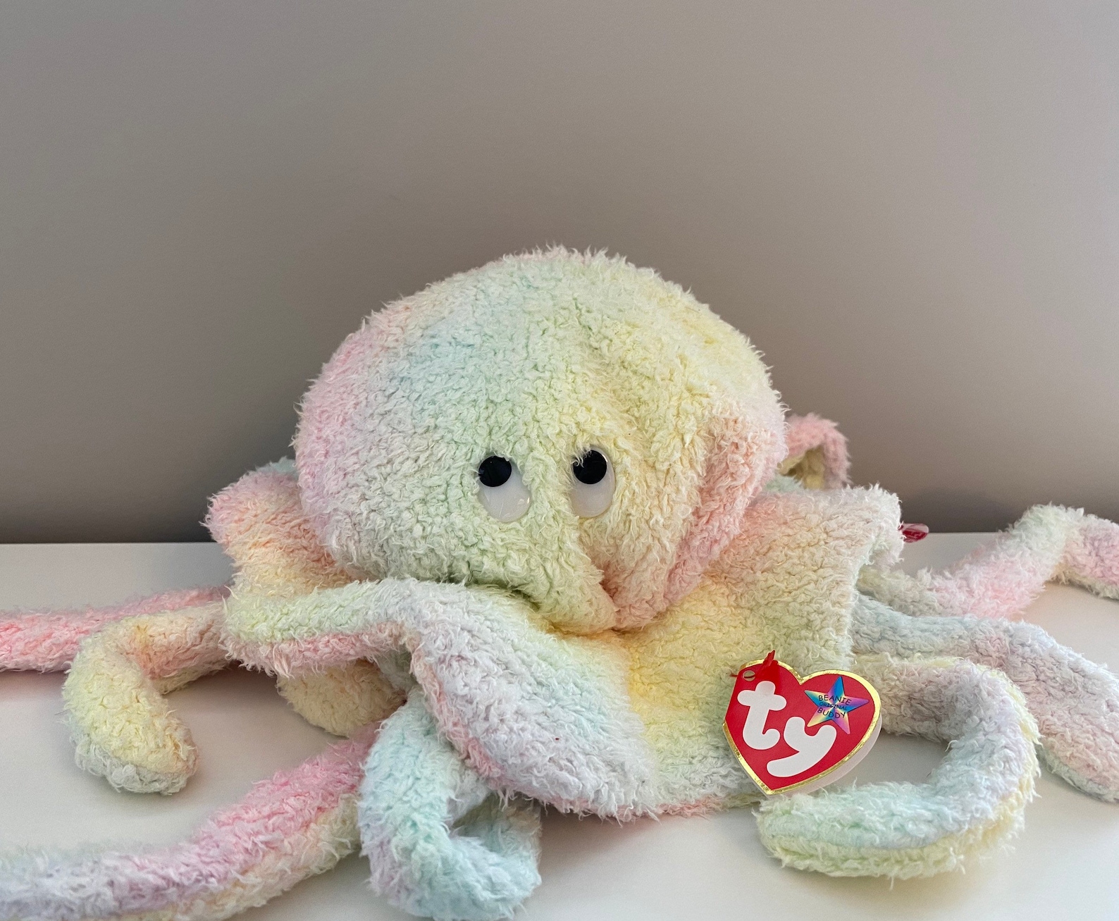 TY Beanie Buddy goochy the Tie Dye Jellyfish Exact Etsy