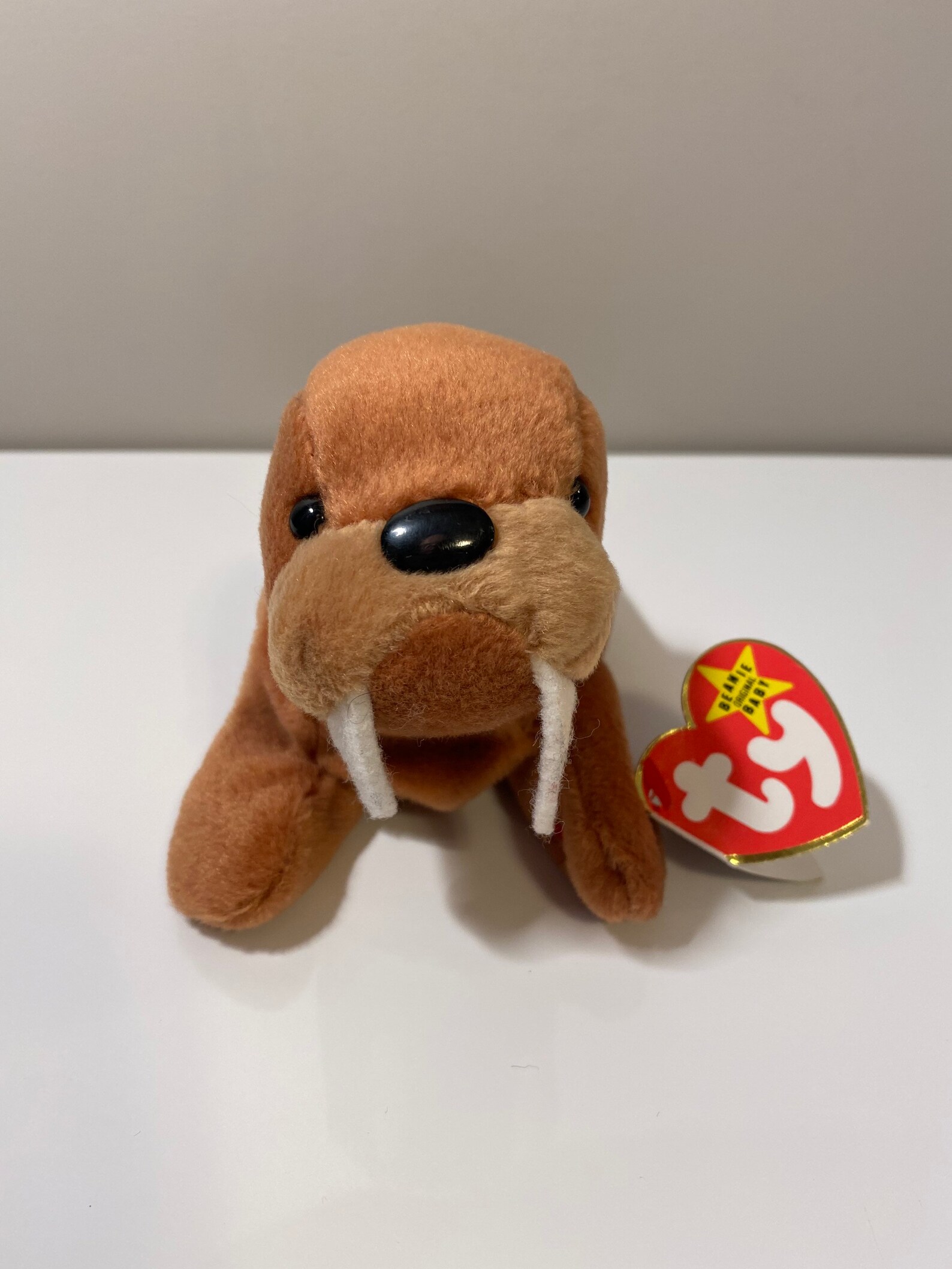 TY Beanie Baby tusk the Walrus 7.5 Inch | Etsy