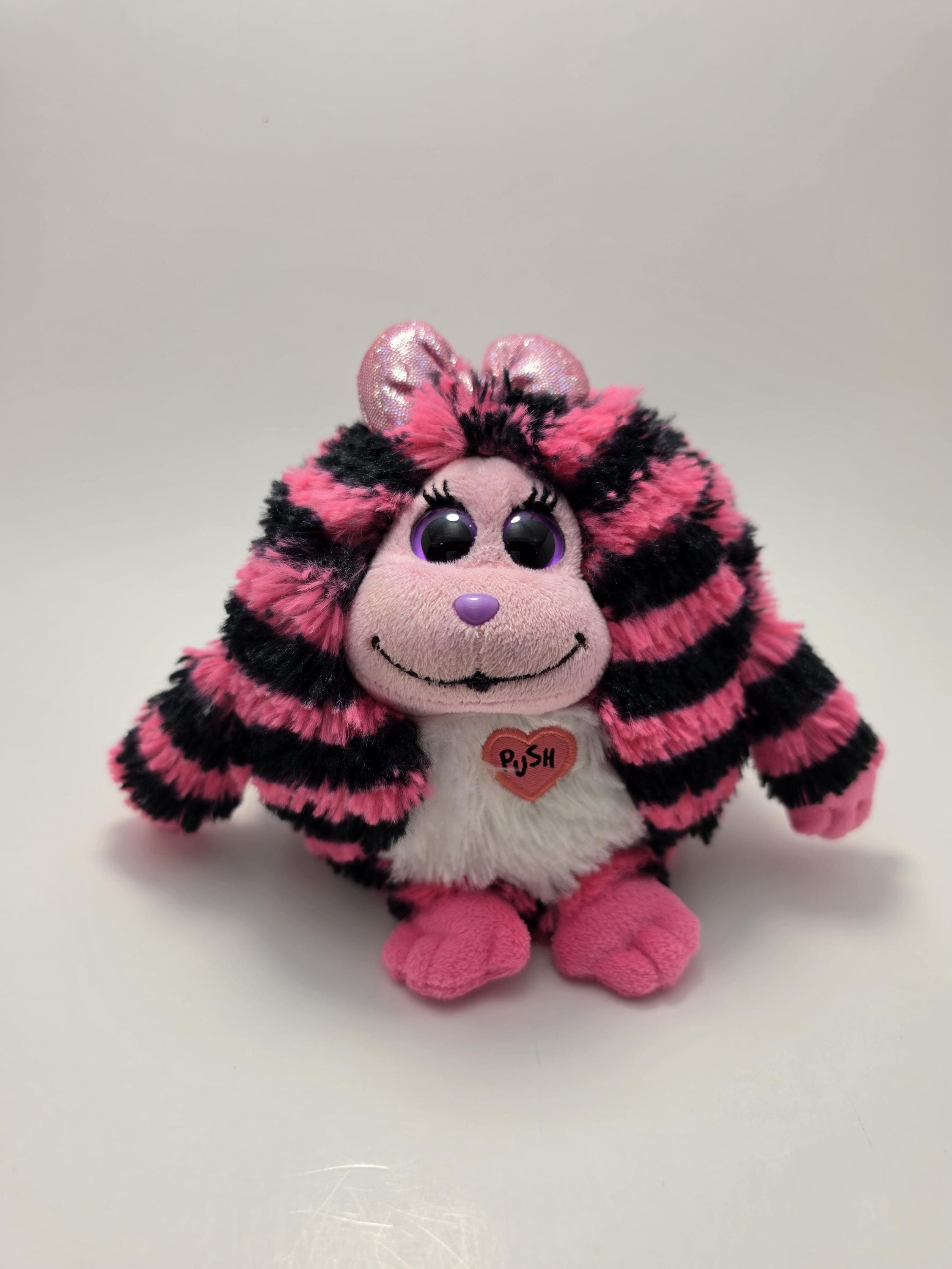 Ty Monstaz “zoey” the Round Monster Plush (small 5 Inch Version