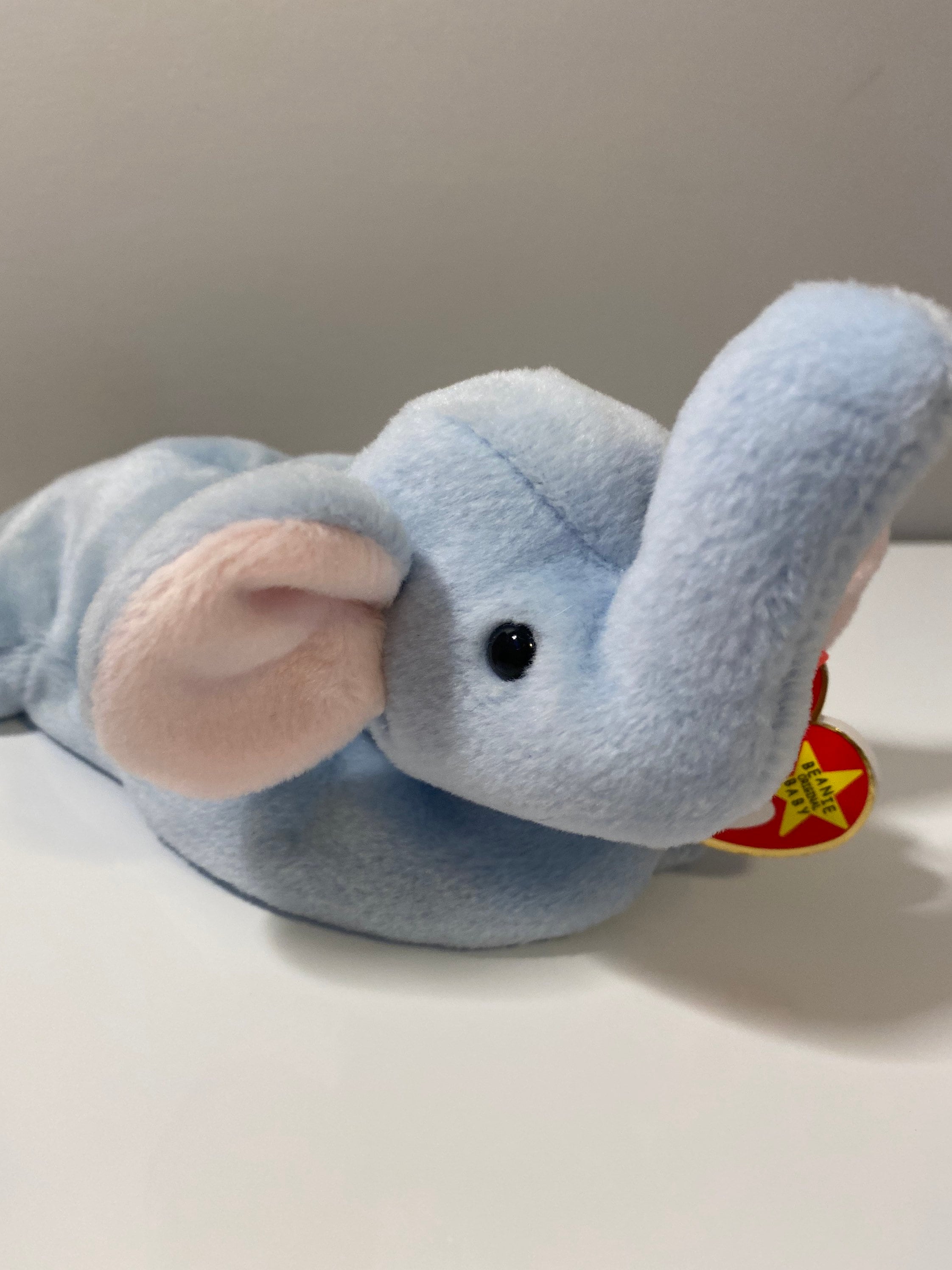 Ty Beanie Baby Peanut the Light Blue Elephant 9 Inch Etsy