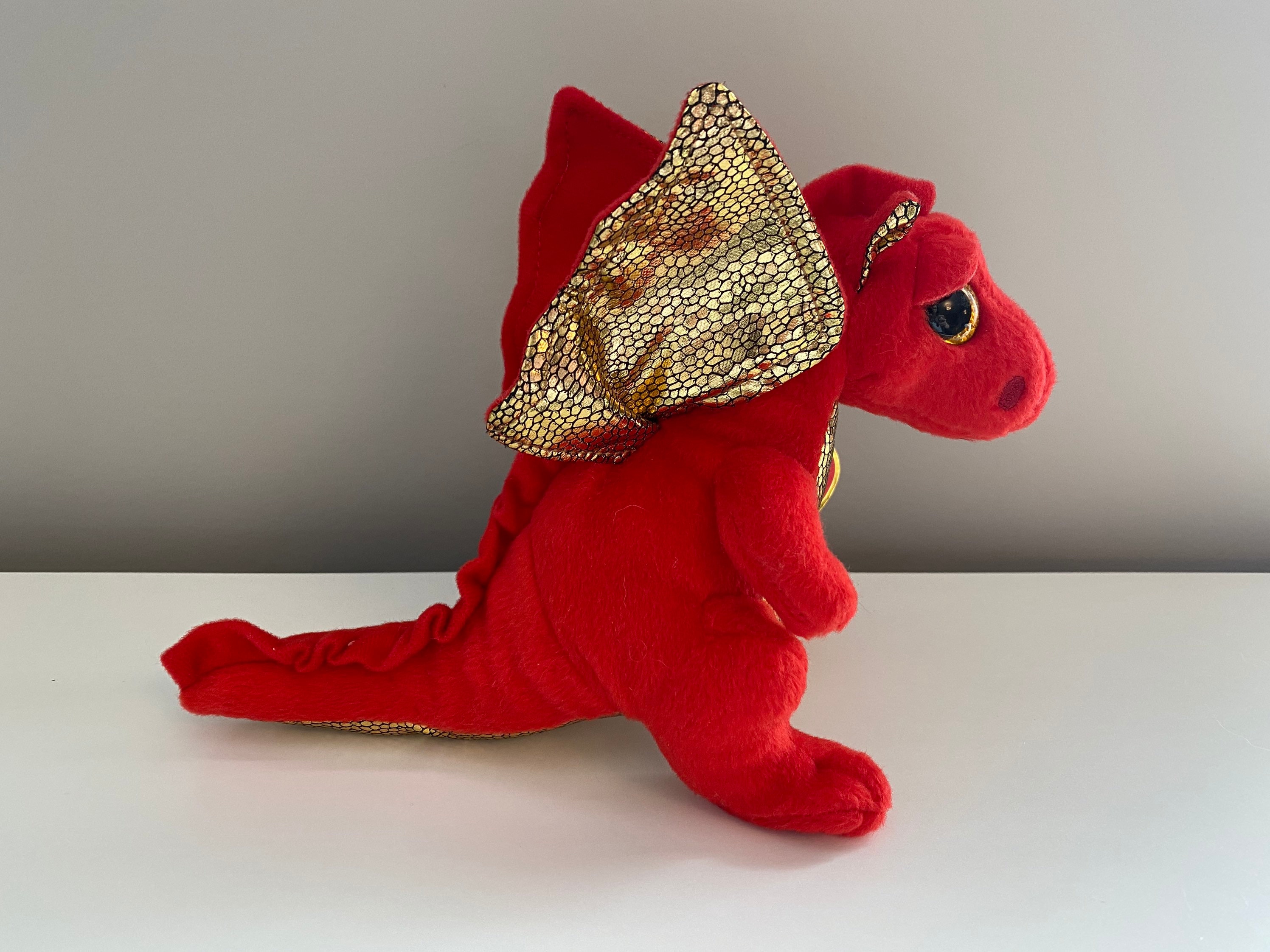 ty ビーニーベイビーズ　ドラゴン New LEGEND THE DRAGON TY beanie Babies Baby sparkle eyes