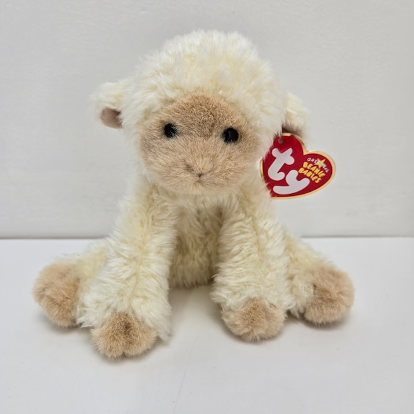 Ty Beanie Baby “Meekins” the Most Adorable Lamb Plush! (7 inch)