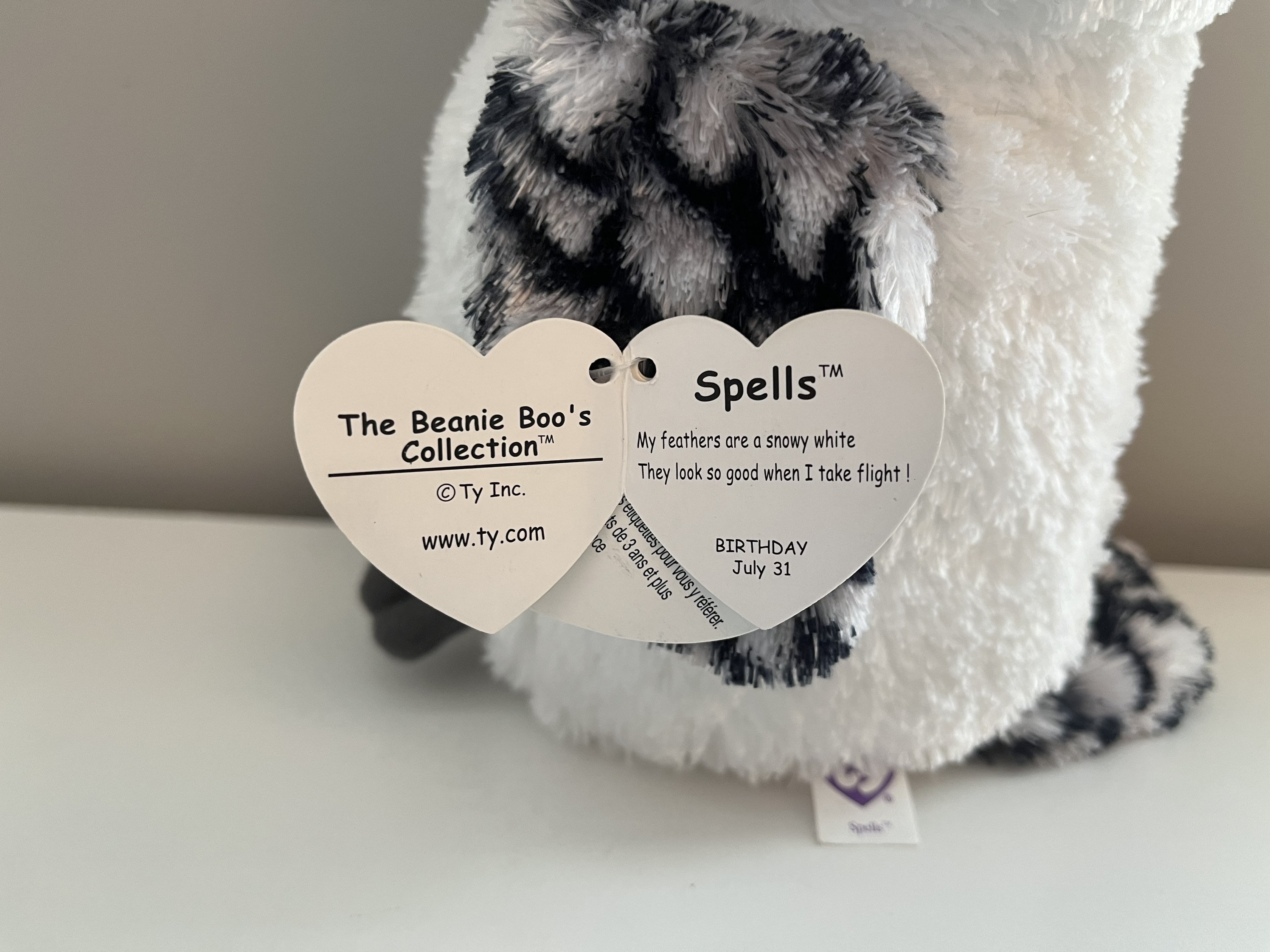 snowy owl beanie boo