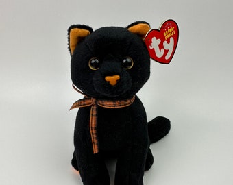 Ty Beanie Baby “Sneaky” the Halloween Cat *Rare* (6 inch)
