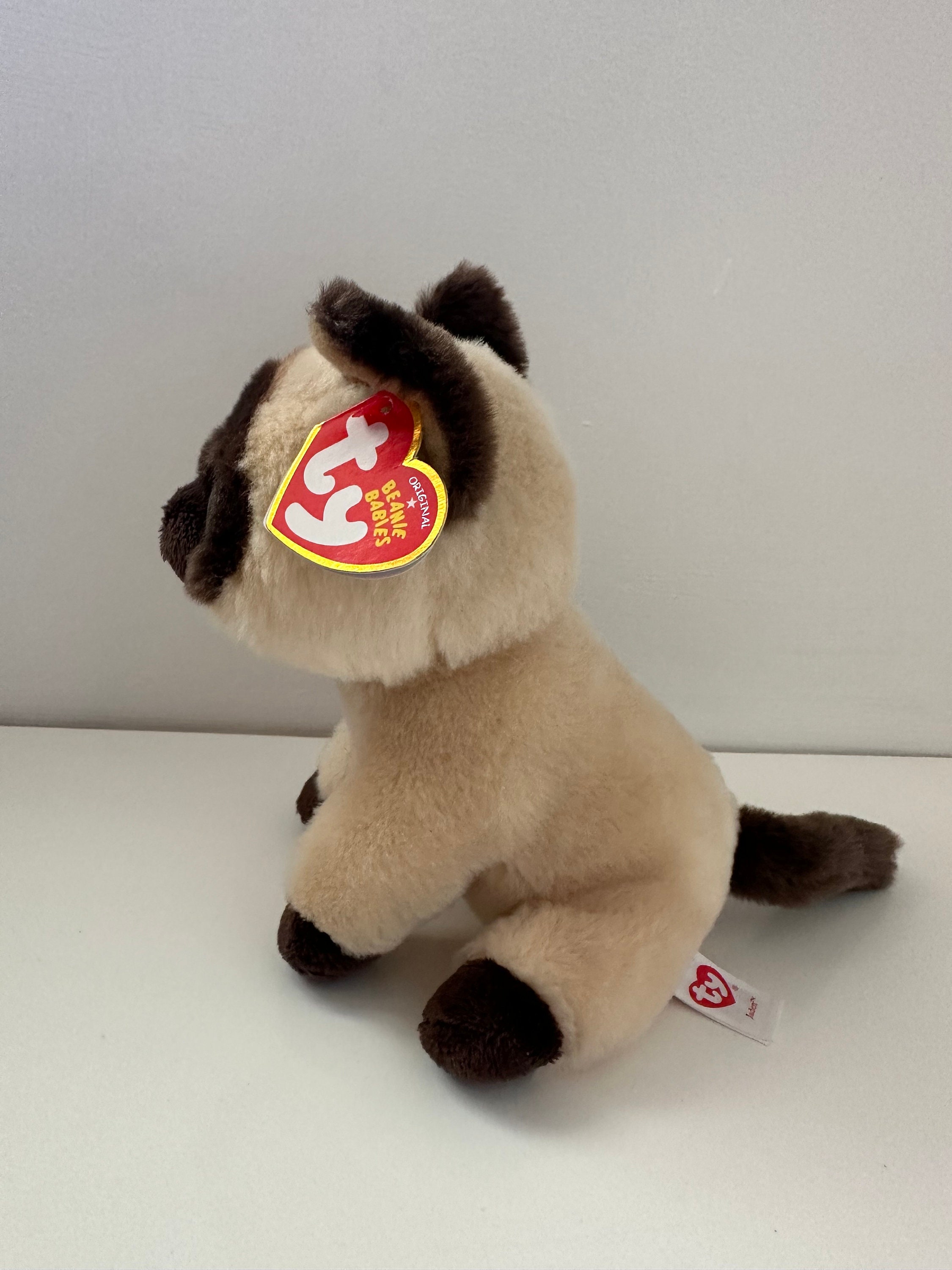 TY Beanie Babies - Siam Il Gatto Siamese (18 Cm). In Perfette Condizioni. - Italia - Foto 10