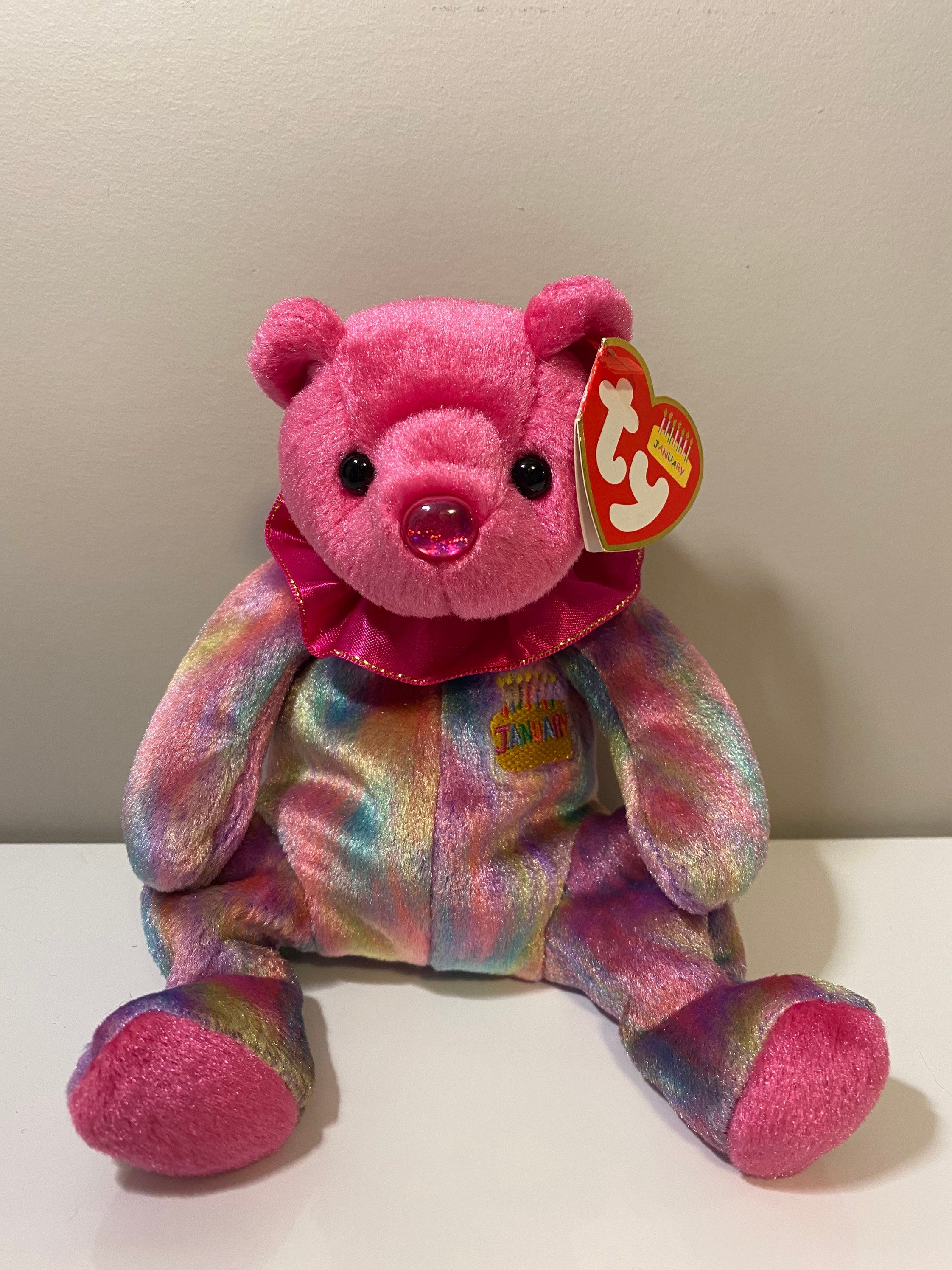 TY Beanie Baby January the Birthday Bear 7.5 inch Etsy