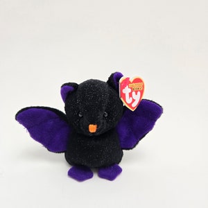 Ty Halloweenie Beanie “Scarem” the Halloween Bat - Teenie Beanie! (4 inch)