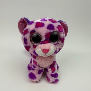 Ty Beanie Boo Glamour the Pink Cat - Excellent Condition - No Hang Tag or Tush Tag (6 inch)