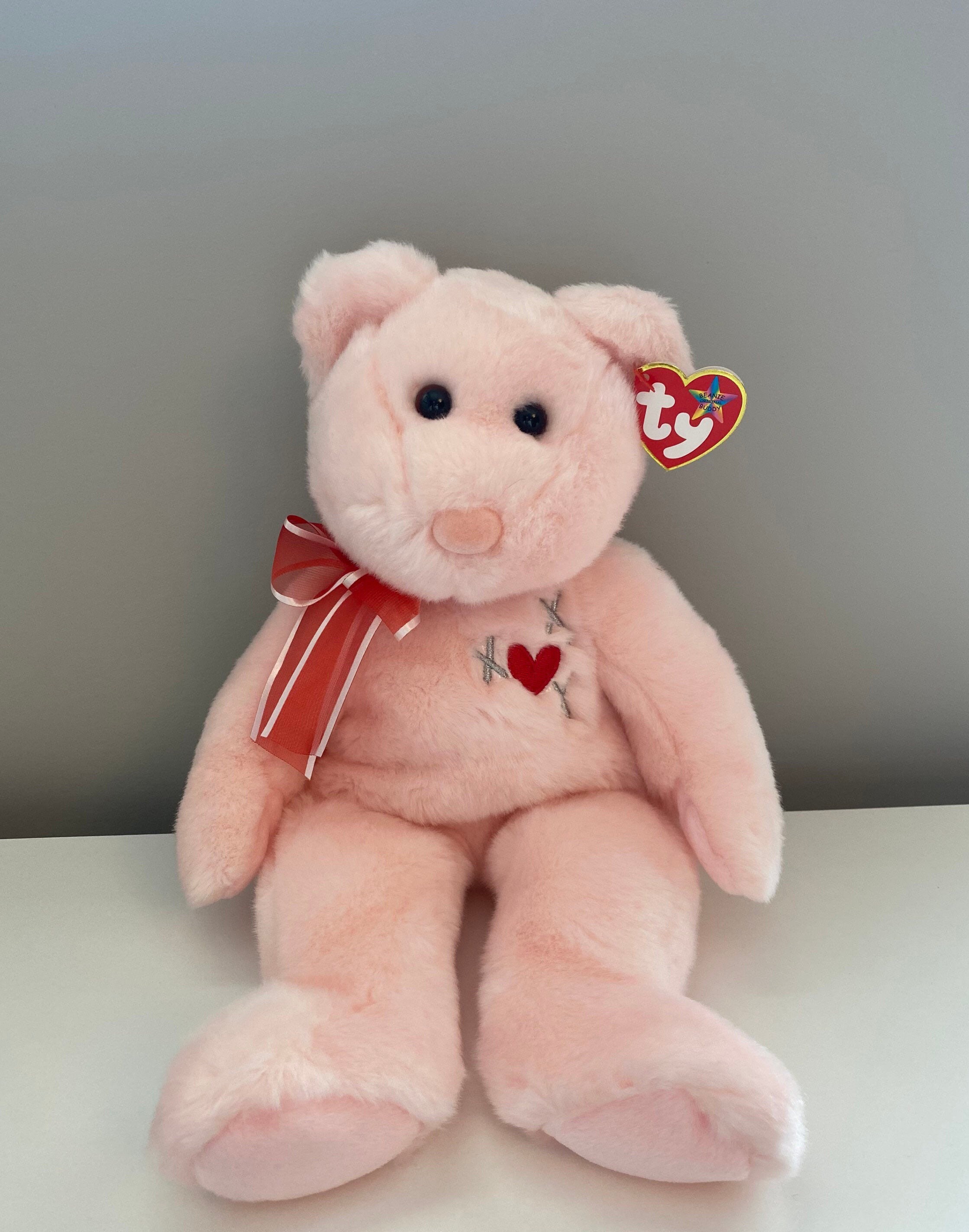 ピンク　ぬいぐるみ　TY Beanie Baby　Beanie Buddy Ty Beanie Buddy “sakura” the Pink Bear - Japan Exclusive