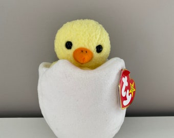 Ty Beanie Baby “Eggbert” the Chick in Egg (6 inch)