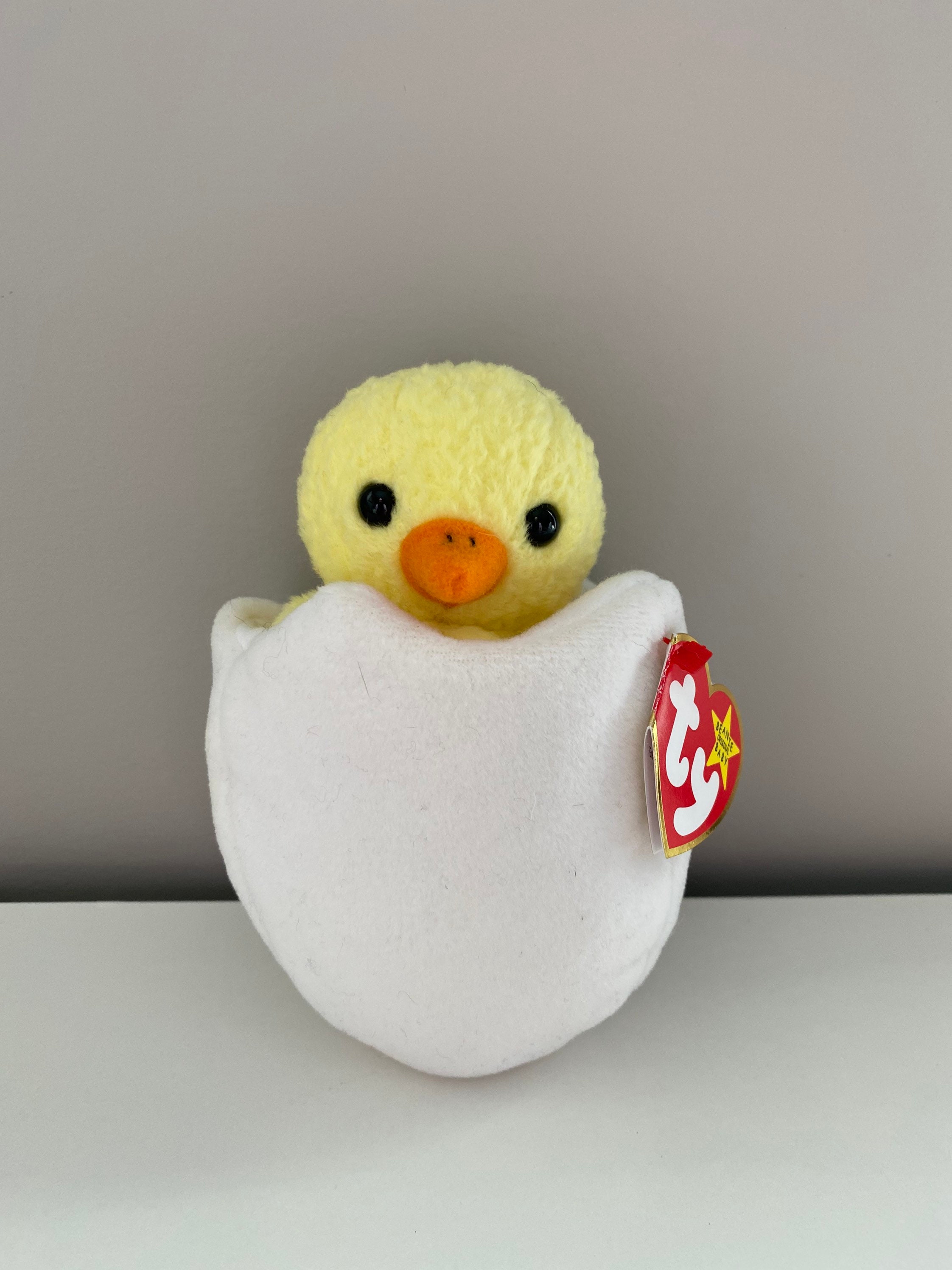 Ty Beanie Baby RARE Eggbert Chick in Egg With Gasport Hang Tag 1998 1999 for sale online 