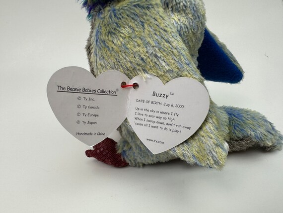 Ty Beanie Baby buzzy the Buzzard 6 Inch Etsy UK