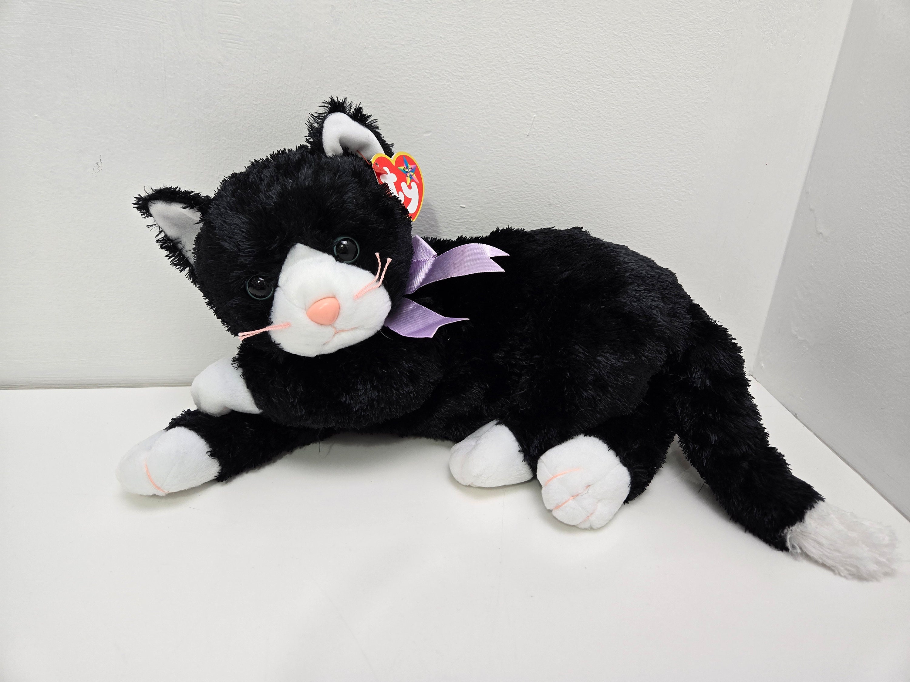 Black and white ty cat deals
