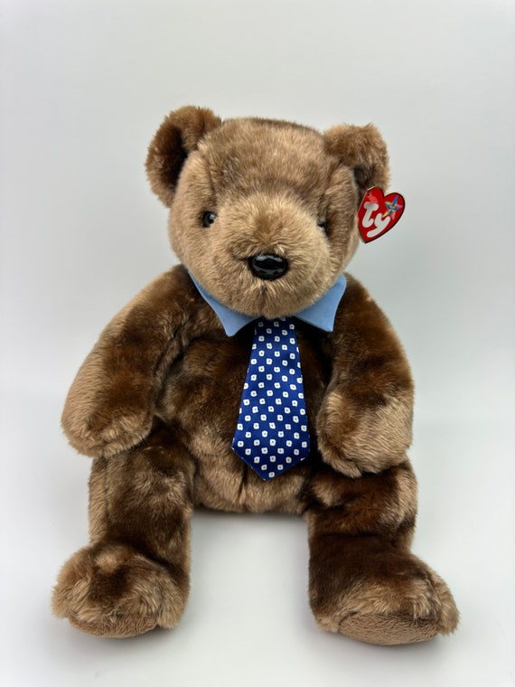 Ty Beanie Buddy hero the Fathers Day Bear 13.5 Inch Etsy UK