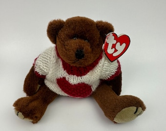 Ty Attic Treasures Collection “Casanova” the Bear Wearing Sweater (6 inch)