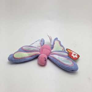 Ty McDonald’s Teenie Beanie “Flitter” the Purple Butterfly, Non Mint Tag!