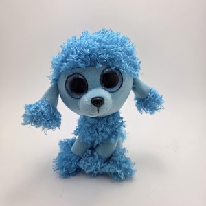 Ty Beanie Boo “Mandy” the Blue Poodle Plush No Hang Tag! (6 inch)