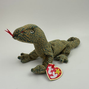 Ty Beanie Baby « Écaille » le lézard ! (9,5 pouces)